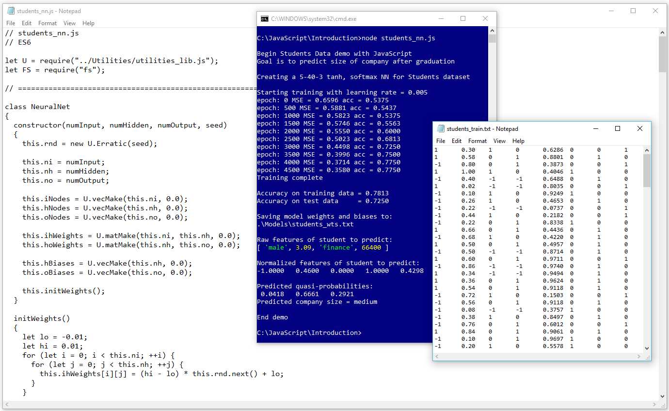 Neural Networks with JavaScript