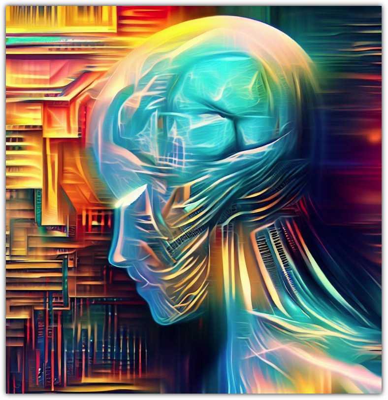 Abstract Image of AI Thinking