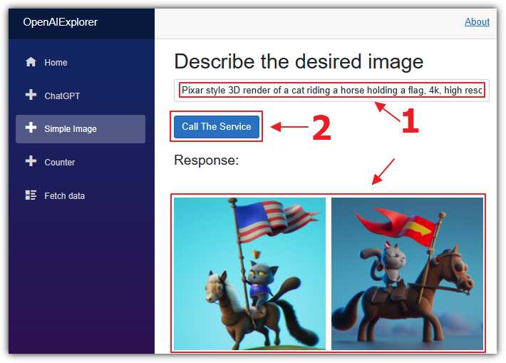 Calling the DALL-E API