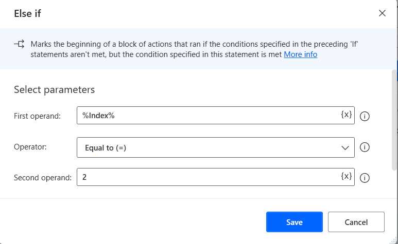 Another Else if Action (Changed Details)
