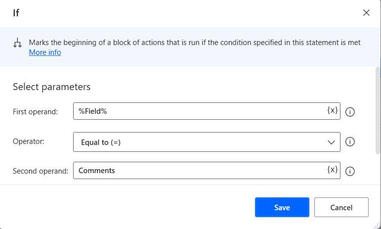 Inner-Level If Action (Changed Details)