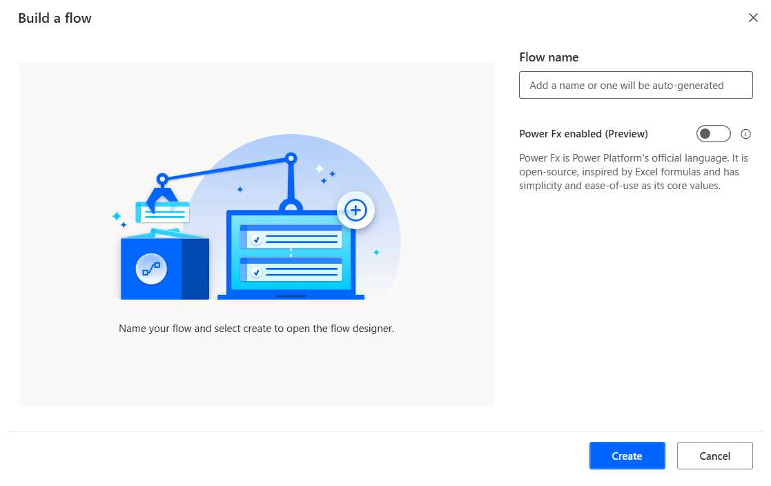 Power Automate Desktop (Build a flow Screen)