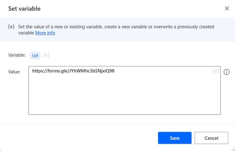 The Set variable Action—(Changed Details)