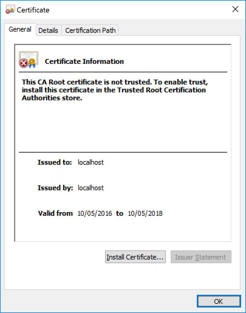 Certificate Information
