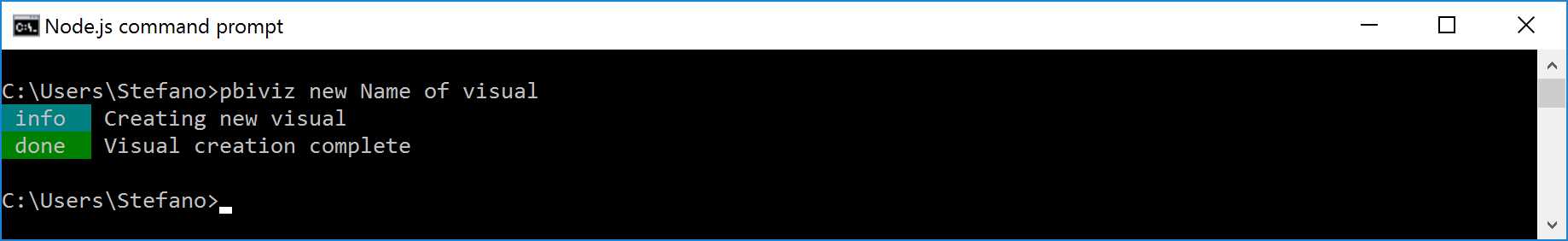 Pbiviz Create New Visual