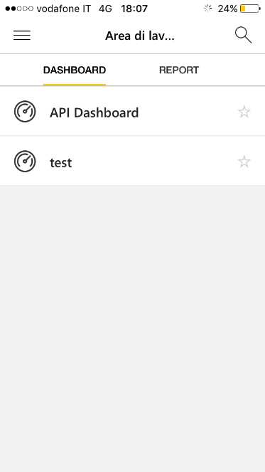 Power BI iPhone App—sequence