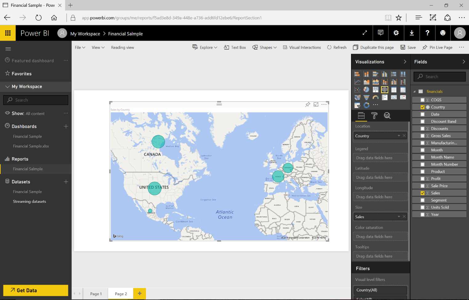 Power BI Visualizations