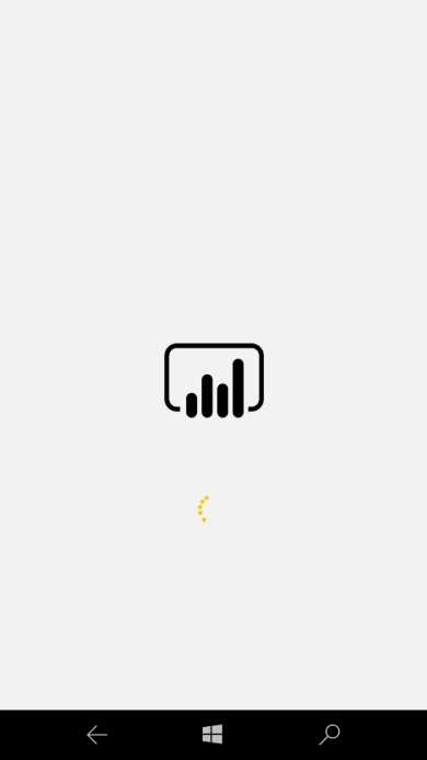 Power BI Windows 10 Mobile