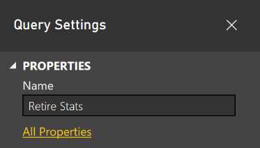 Query Editor—Query Settings