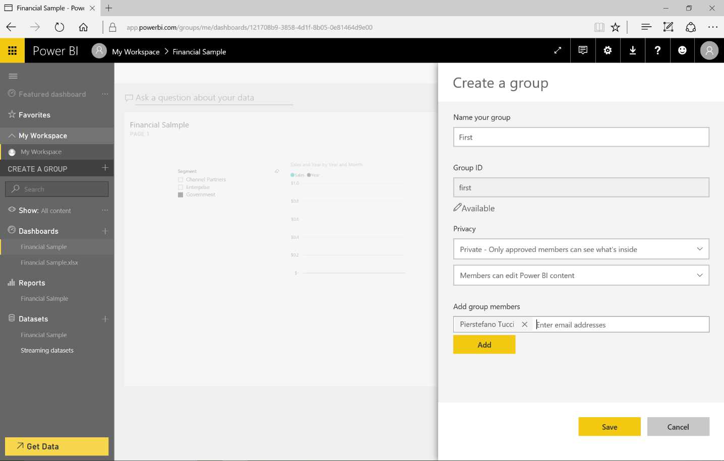 Share Dashboard to Cooperate—sequence