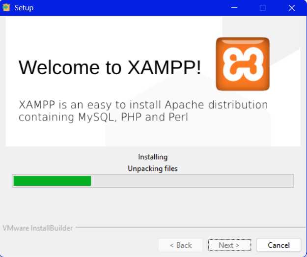 XAMPP Installation (Installing)