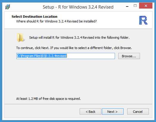 Specify the Installation Location