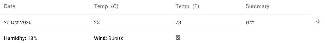 Extras Section Shown