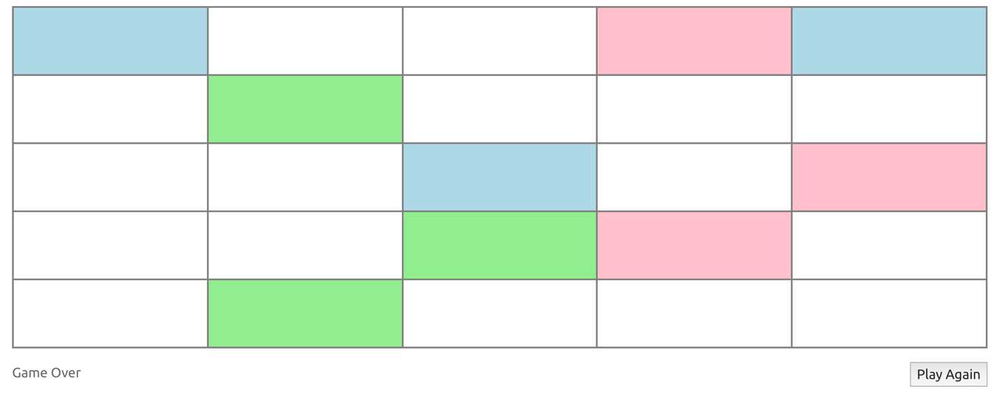 The memory challenge game