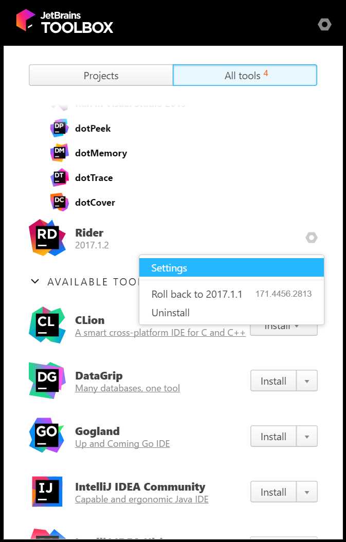 JetBrains Toolbox