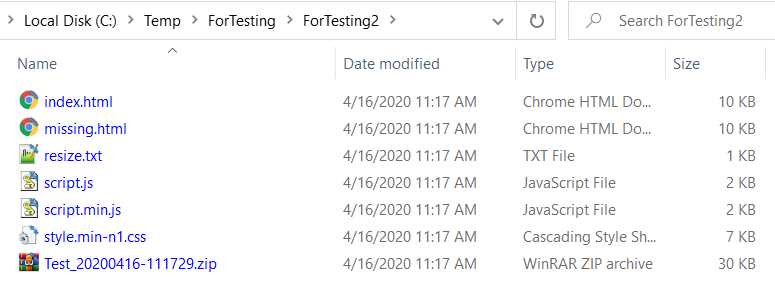 Backup Script Execution Results – Part 1
