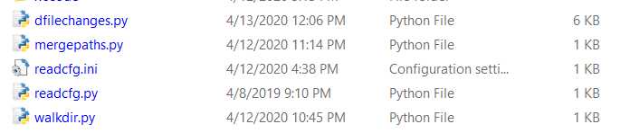 List of Files to Monitor