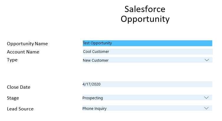 Sample PDF Form Document