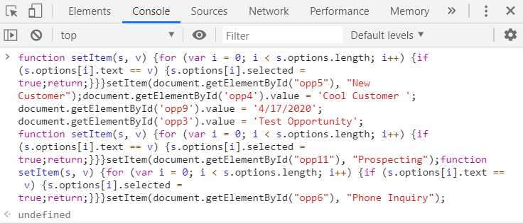 The Generated Browser (JavaScript) Code