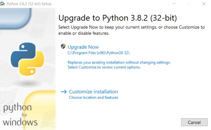 The Python Installation Wizard (Windows)