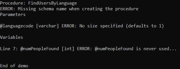 Newbie’s errors