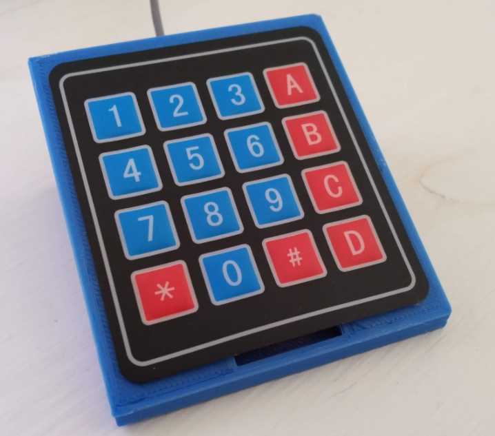 A DIY keypad to control applications. Source