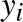 %FontSize=11
%TeXFontSize=11
\documentclass{article}
\pagestyle{empty}
\begin{document}
\[
y_i
\]
\end{document}