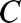 %FontSize=11
%TeXFontSize=11
\documentclass{article}
\pagestyle{empty}
\begin{document}
\[
C
\]
\end{document}