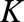 %FontSize=11
%TeXFontSize=11
\documentclass{article}
\pagestyle{empty}
\begin{document}
\[
K
\]
\end{document}