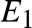 %FontSize=11
%TeXFontSize=11
\documentclass{article}
\pagestyle{empty}
\begin{document}
\[
E_1
\]
\end{document}
