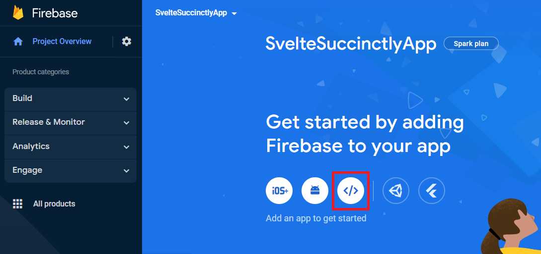 Firebase Project Overview Page