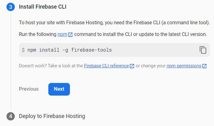 Install Firebase CLI