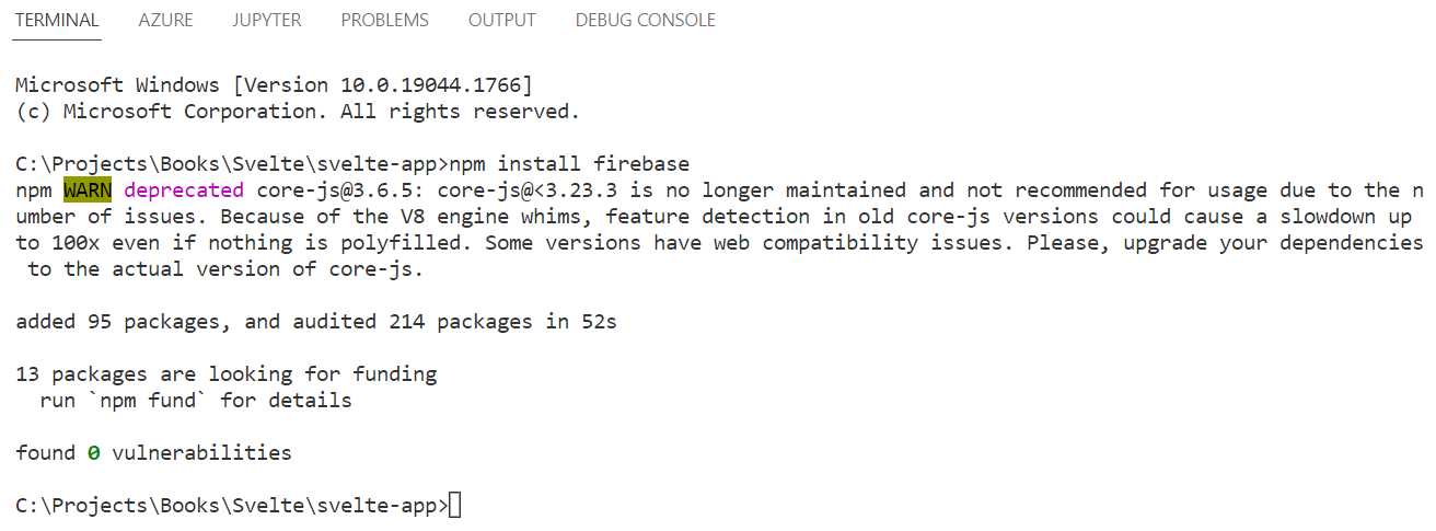 Installing Firebase within VS Code