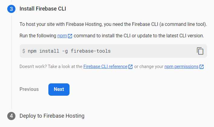 Installing the Firebase CLI (Final Step)