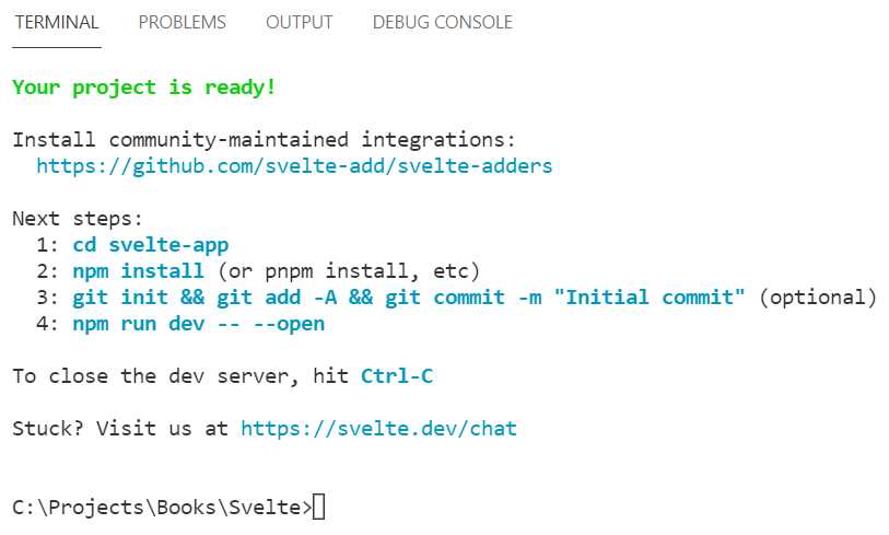 SvelteKit Skeleton Project Ready