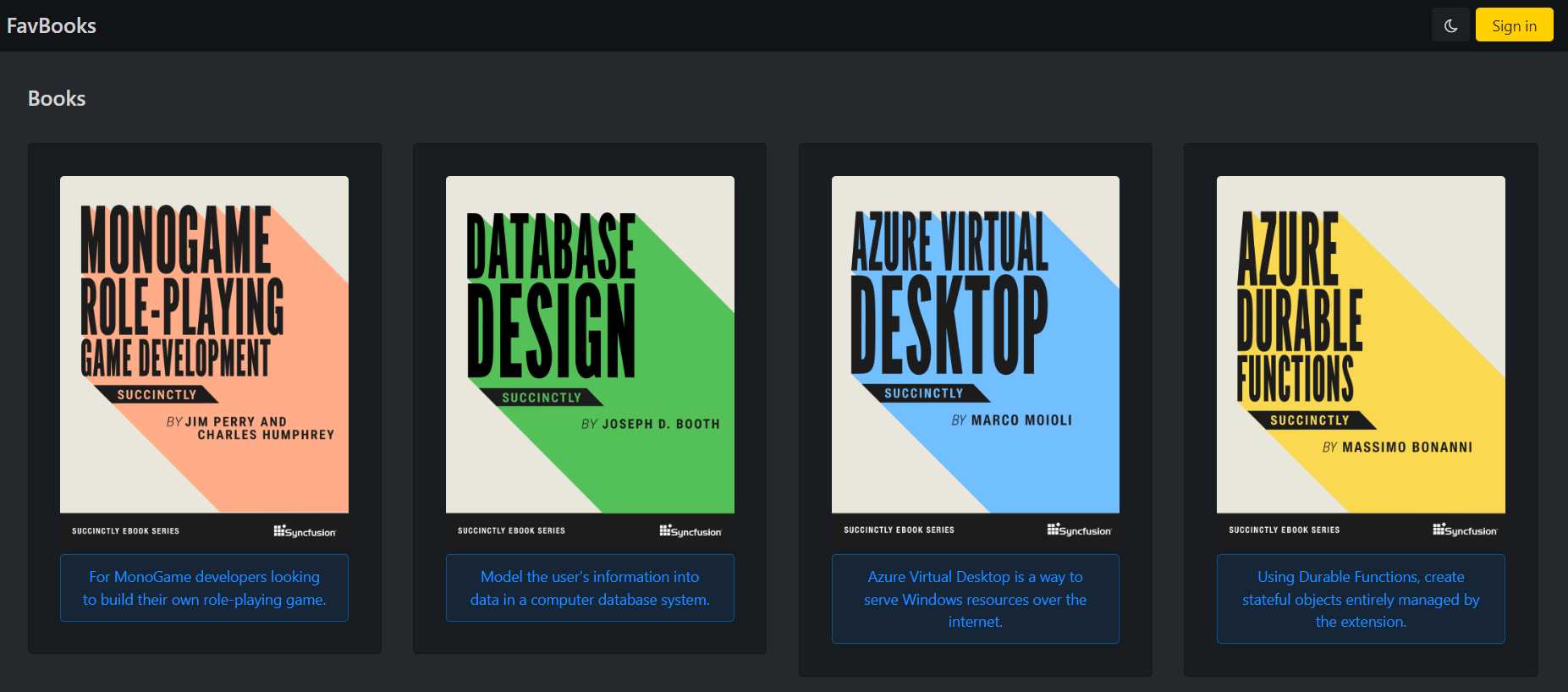 The App’s Main Page