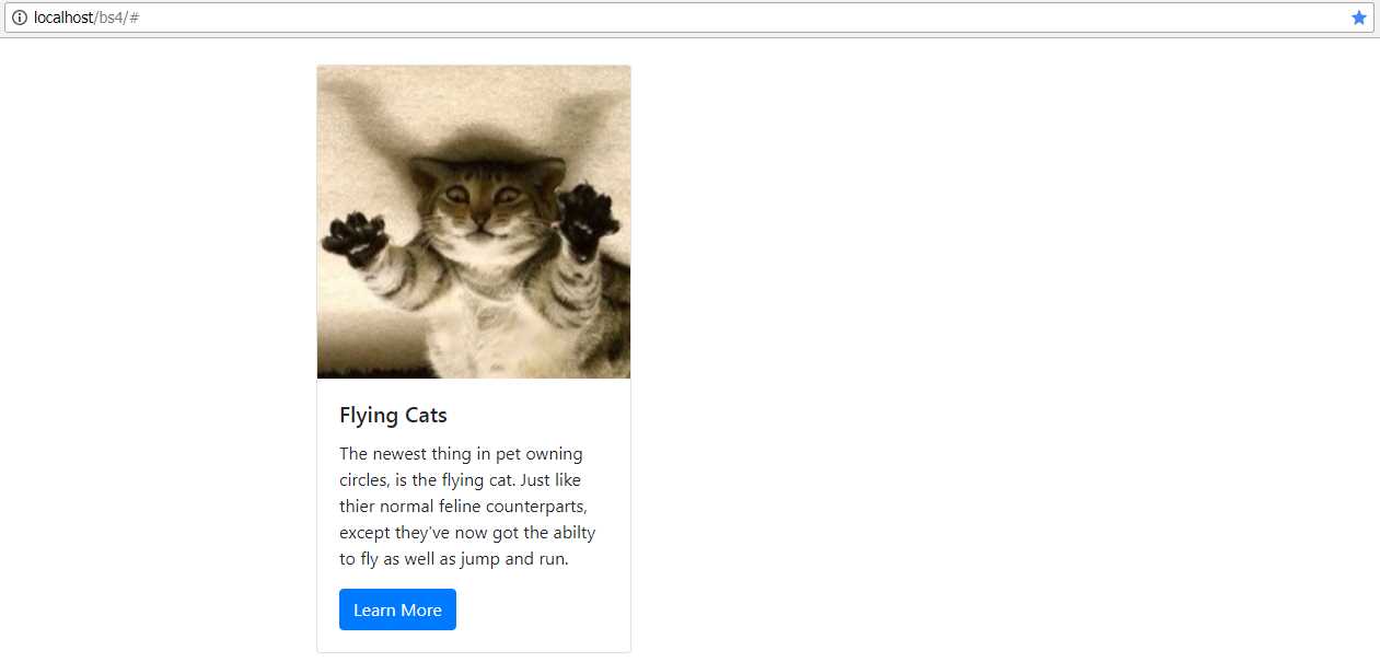 A basic Twitter card