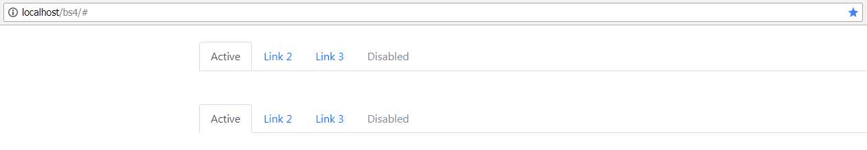 Nav tabs with both a flex layout and a traditional <ul>/<li> construction