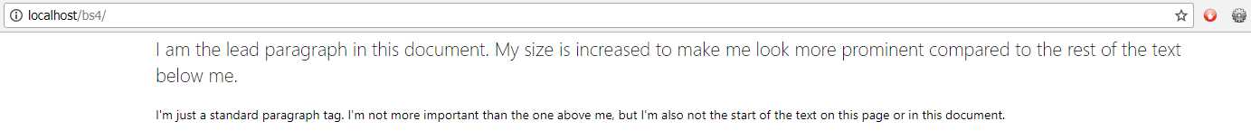 Paragraphs in the lead and non-lead style as produced by Code Listing 19