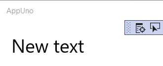 AppUno.UWP Running (Changed Text)