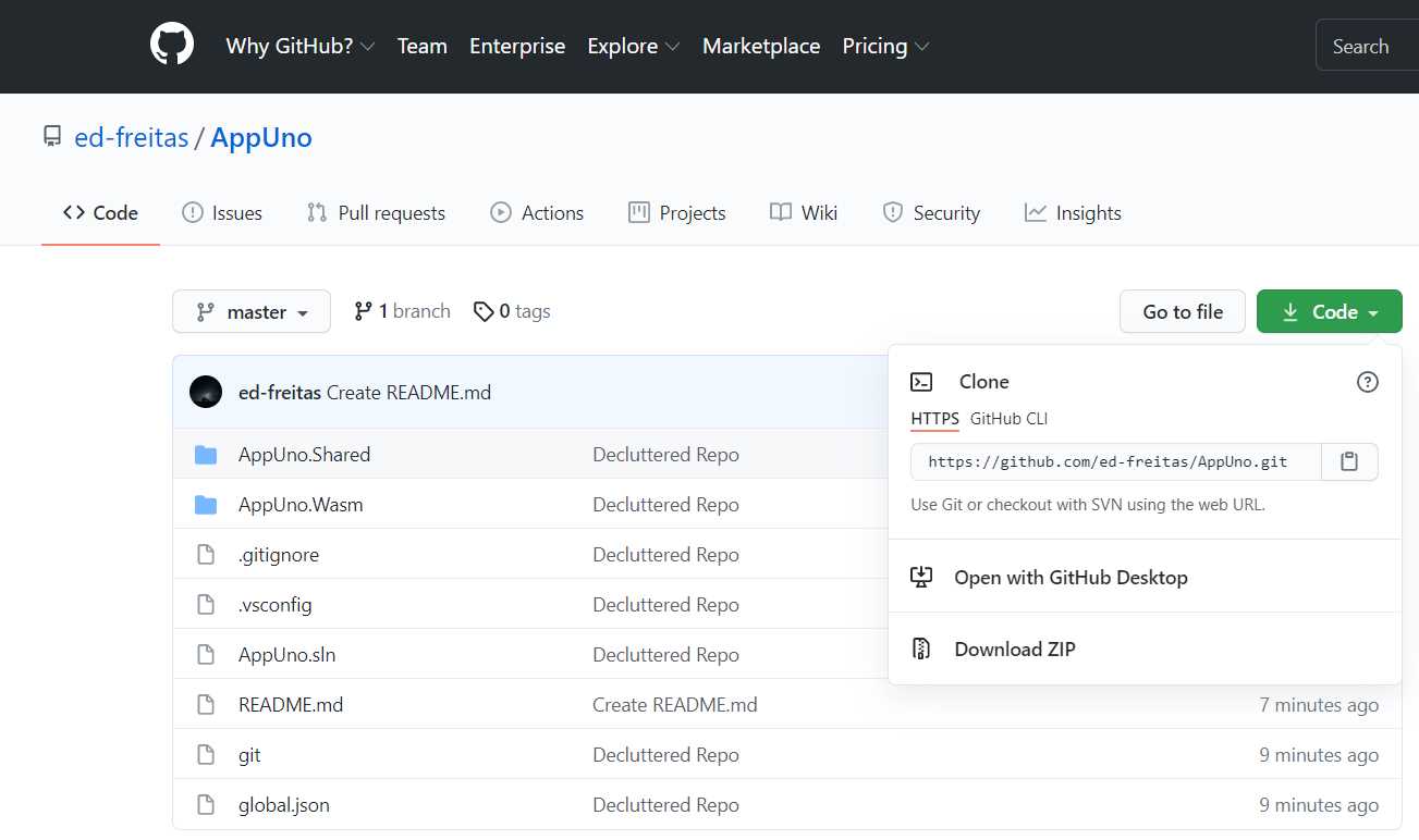 The Decluttered AppUno GitHub Repo