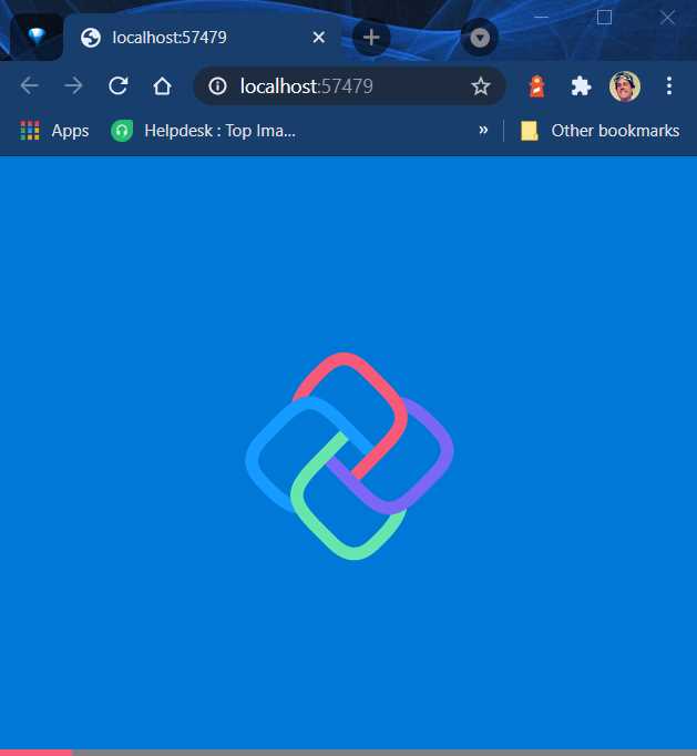 The Finished App Loading