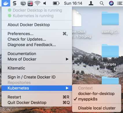 Docker tool to change the target Kubernetes cluster