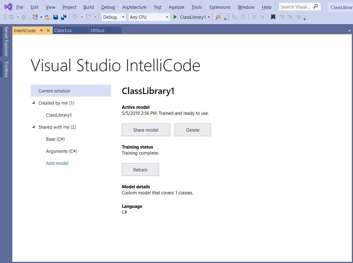 Code analysis completion