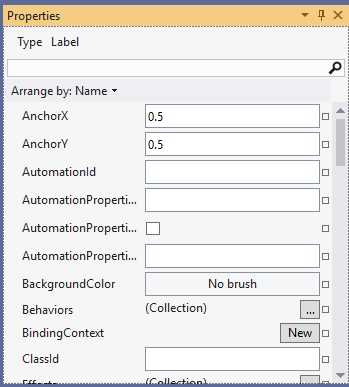 Editing object properties via the Properties window