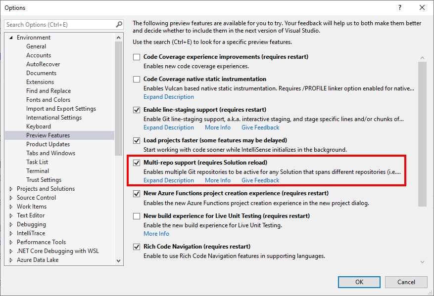 Enabling Support for Multiple Git Repositories