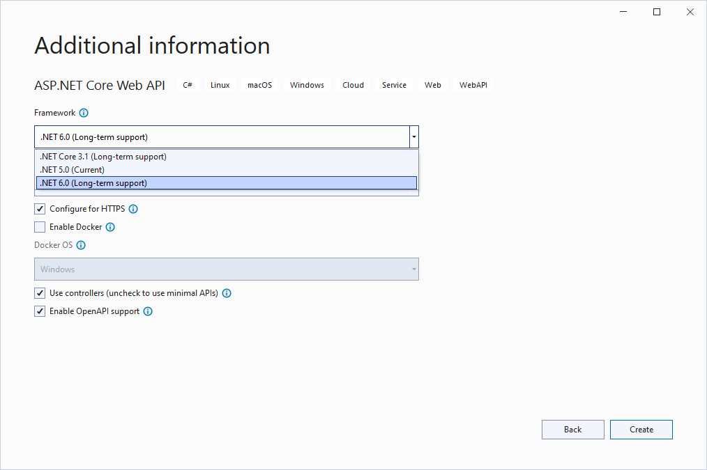 Targeting .NET 6 in an ASP.NET Project
