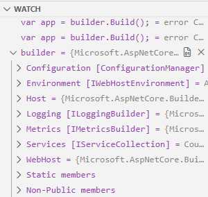 Using the Watch debugging tool