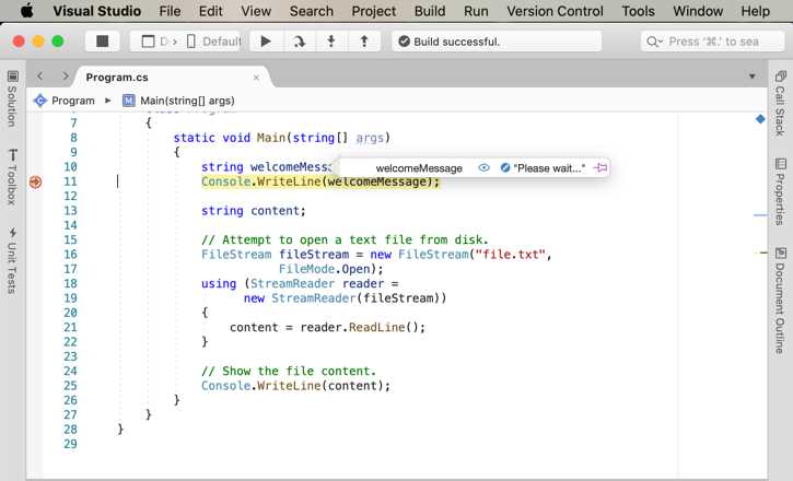 Investigating variables with data visualizers