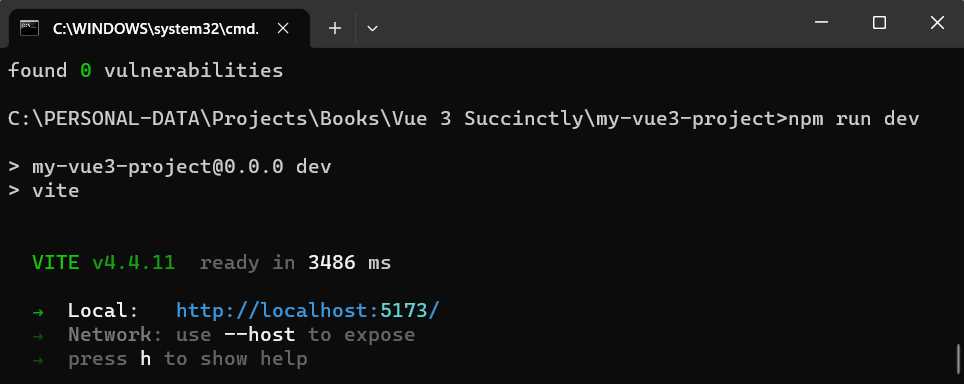 Running the App in Dev Mode